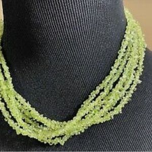 Silpada Lime green necklace
